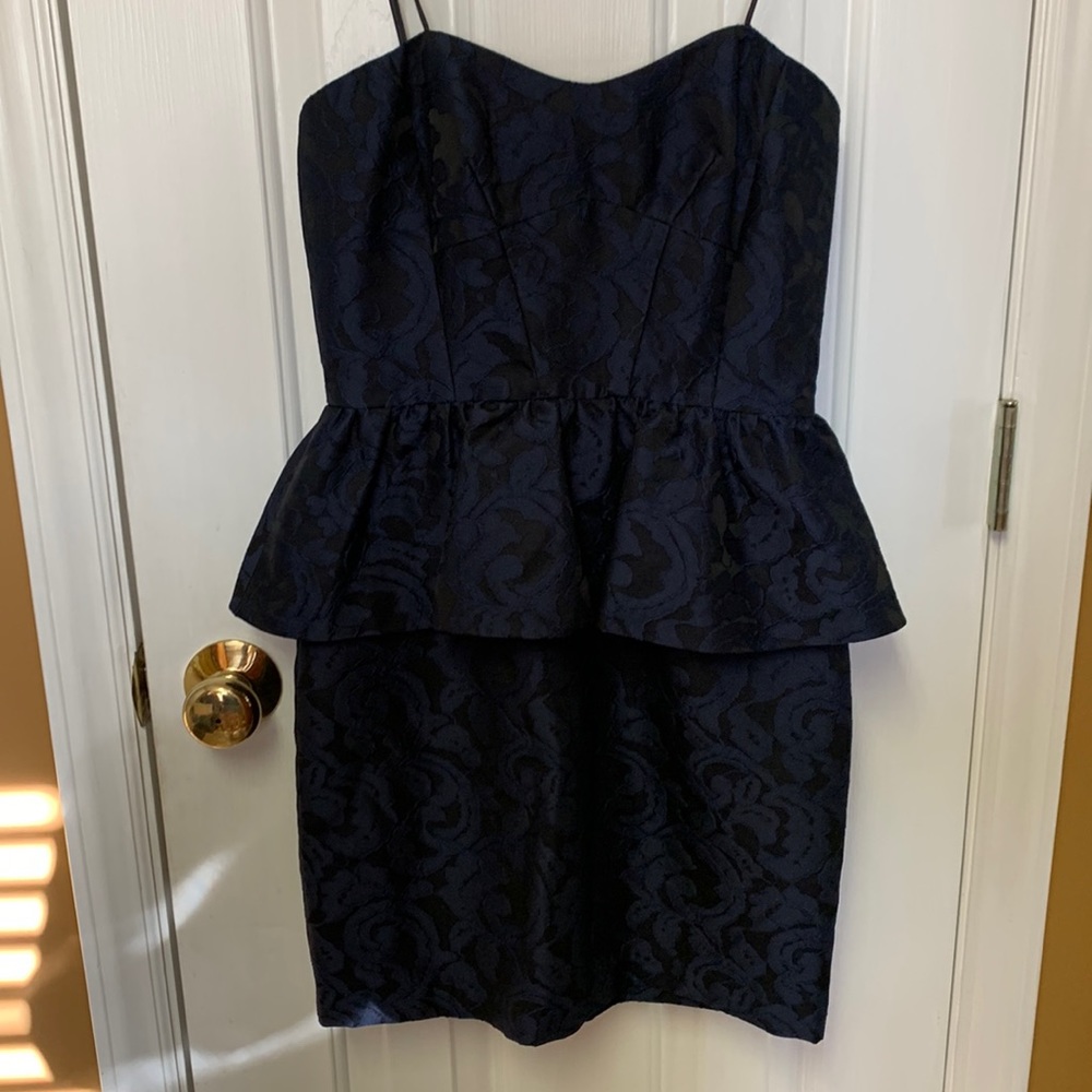 Blue and Black Allen Schwartz Dress size 2.